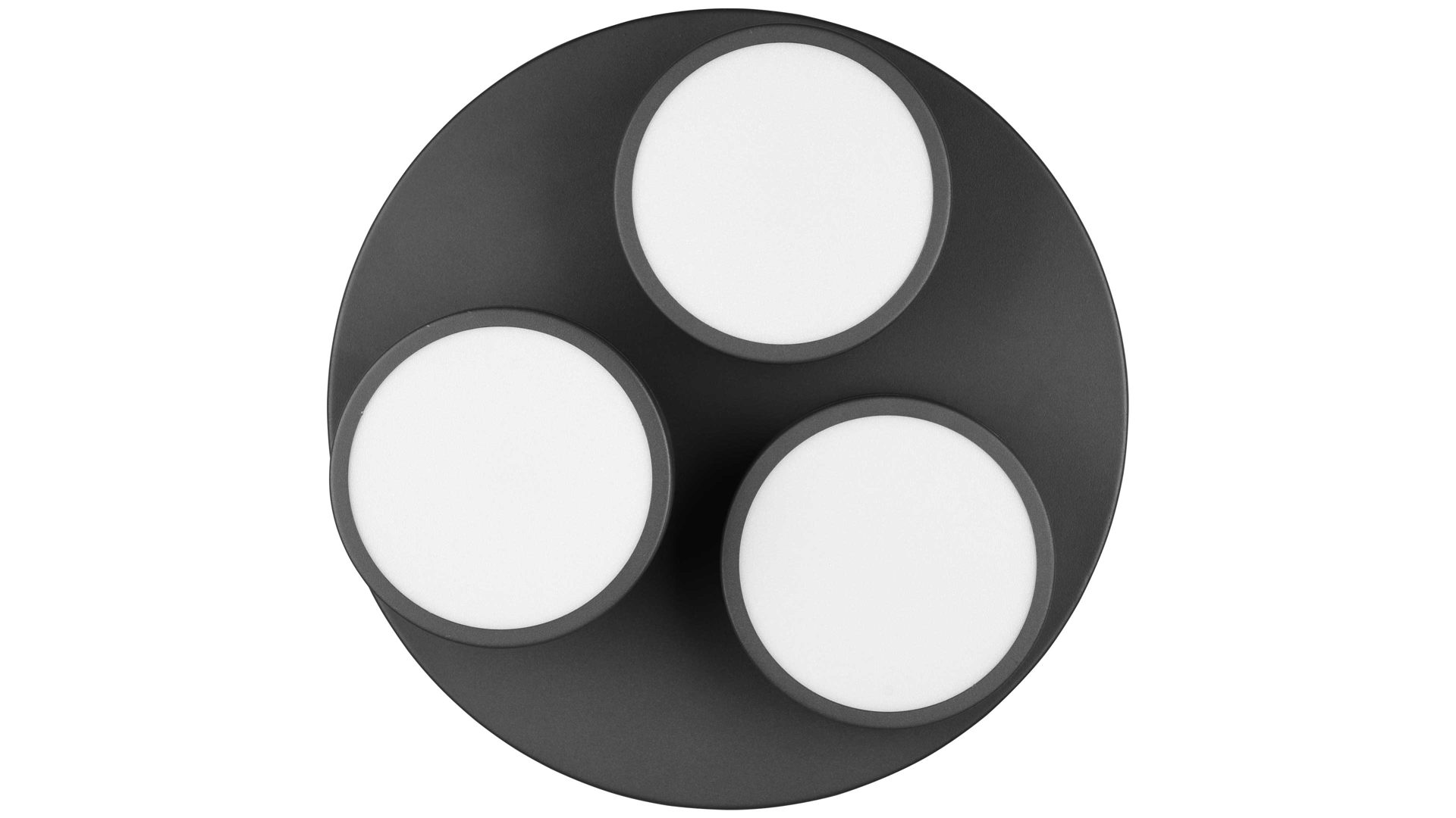 Deckenleuchte Trio lighting for you aus Metall in Anthrazit Trio Deckenleuchte  Franklin anthrazitfarbenes Metall - Durchmesser ca. 35 cm