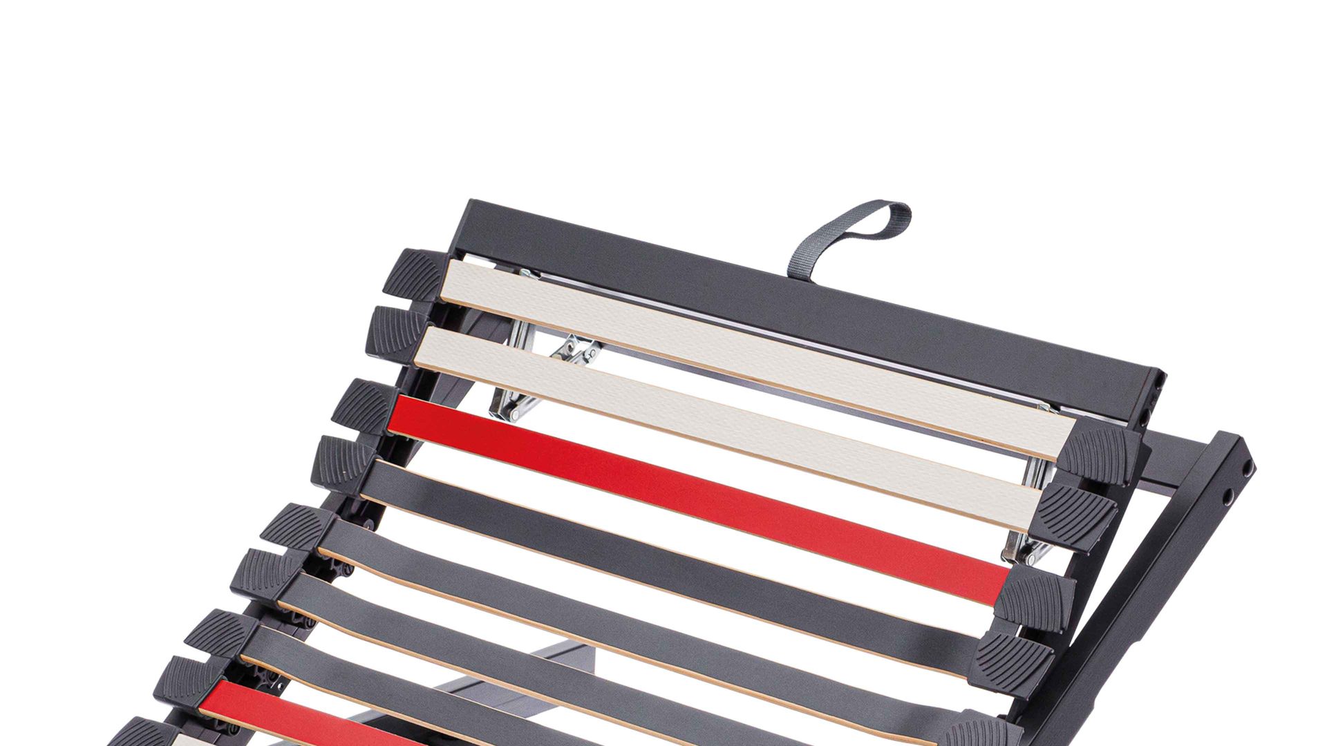 Lattenrost Interliving aus Holz in Anthrazit Interliving Lattenrost Serie 1950 - V6586 Funk & drei Motoren – Liegefläche ca. 90 x 220 cm