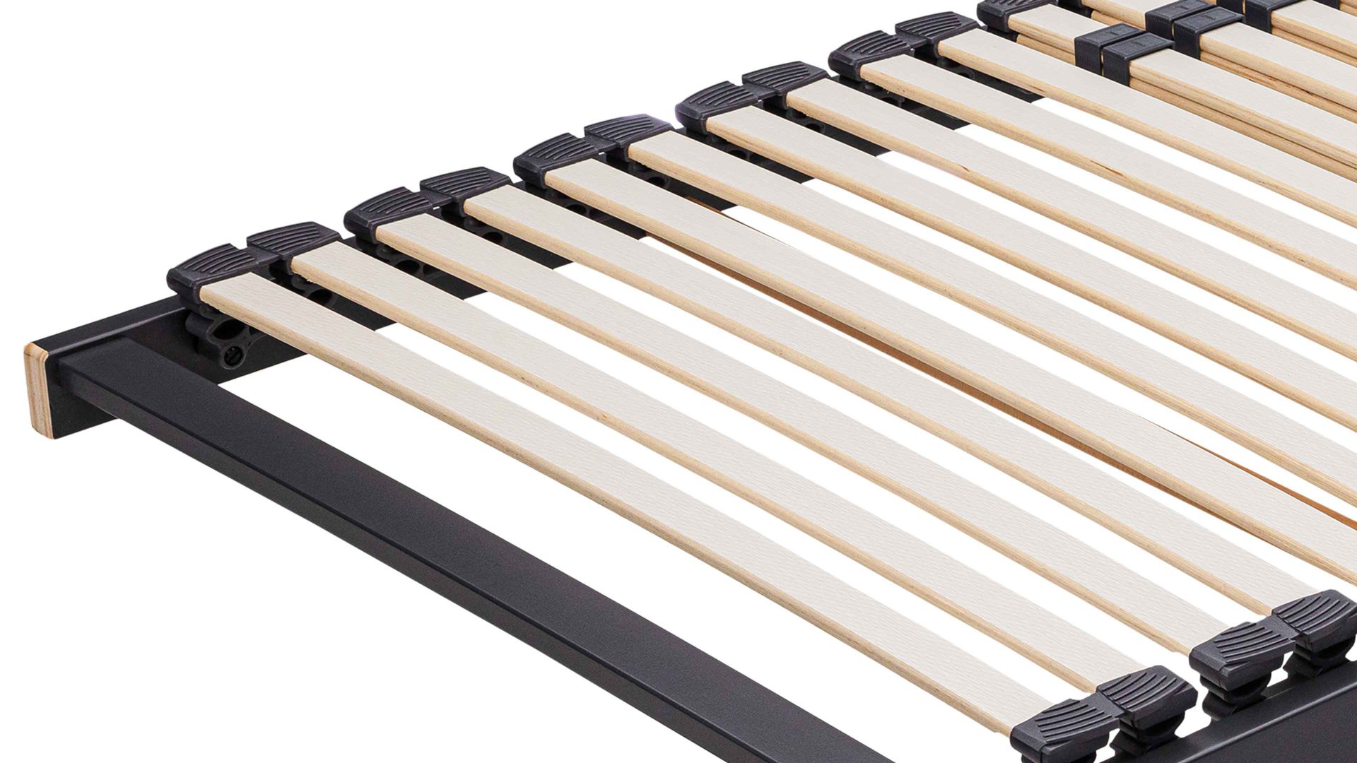 Lattenrost Interliving aus Holz in Anthrazit Interliving Lattenrost Serie 1950 ohne Verstellung – Liegefläche ca. 120 x 220 cm