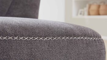 Ecksofa modulmaster aus Stoff in Grau Modulmaster MM-PP1058 - Ecksofa schieferfarbene Mikro-Chenille Charly & Wildeiche – Stellfläche ca. 273 x 243 cm