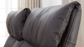 Dreisitzer comfortmaster besser sitzen, liegen, leben aus Leder in Dunkelbraun Comfortmaster Dreisitzer 4898 canyonfarbenes LongLife-Leder LG18 - Breite ca. 205 cm