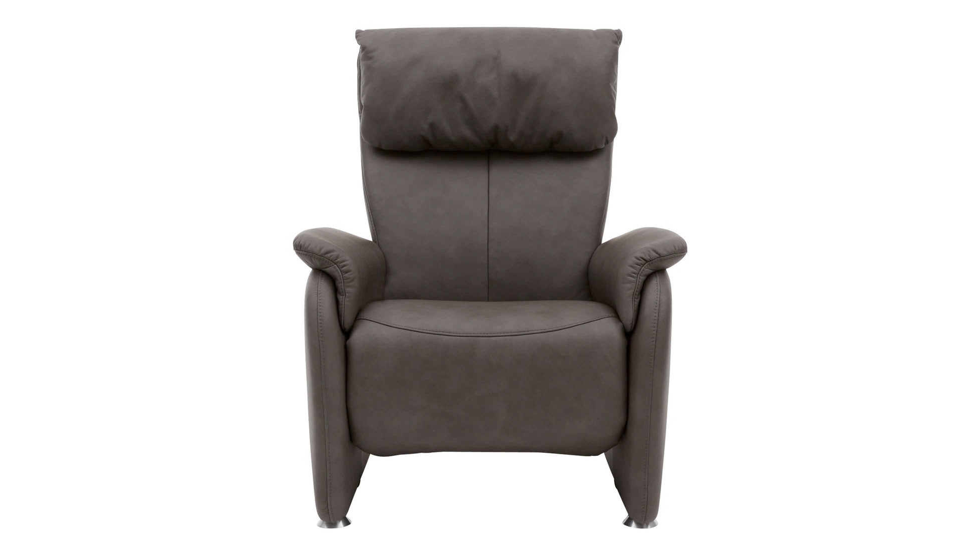 Polstersessel comfortmaster besser sitzen, liegen, leben aus Leder in Dunkelbraun Comfortmaster Ledersessel 4898 canyonfarbenes LongLife-Leder LG18