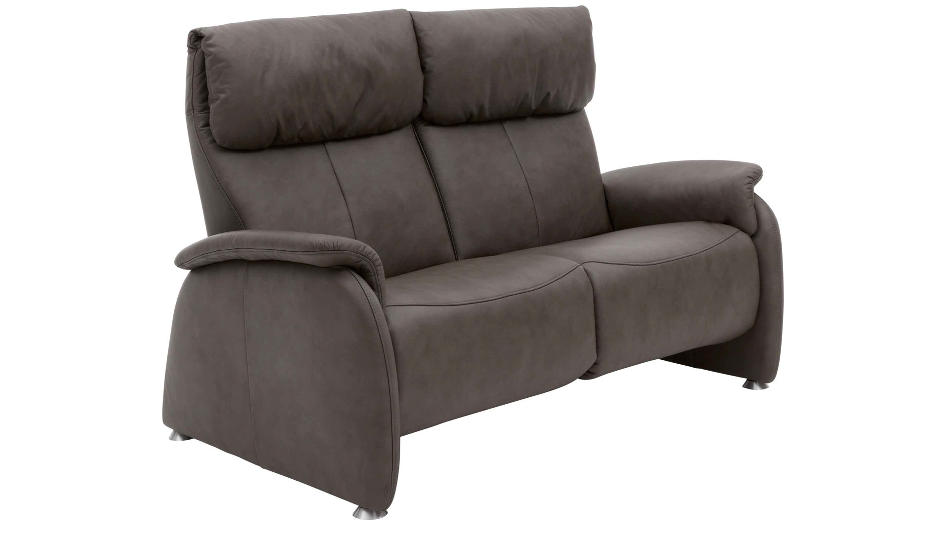 Zweisitzer comfortmaster besser sitzen, liegen, leben aus Leder in Dunkelbraun Comfortmaster Zweisitzer 4898 canyonfarbenes LongLife-Leder LG18 - Breite ca. 148 cm