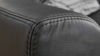 Ecksofa modulmaster aus Leder in Anthrazit Modulmaster MM-PN1168 - Ecksofa anthrazitfarbenes Leder Torro & Alu-Winkelfüße - Stellfläche ca. 271 x 235 cm