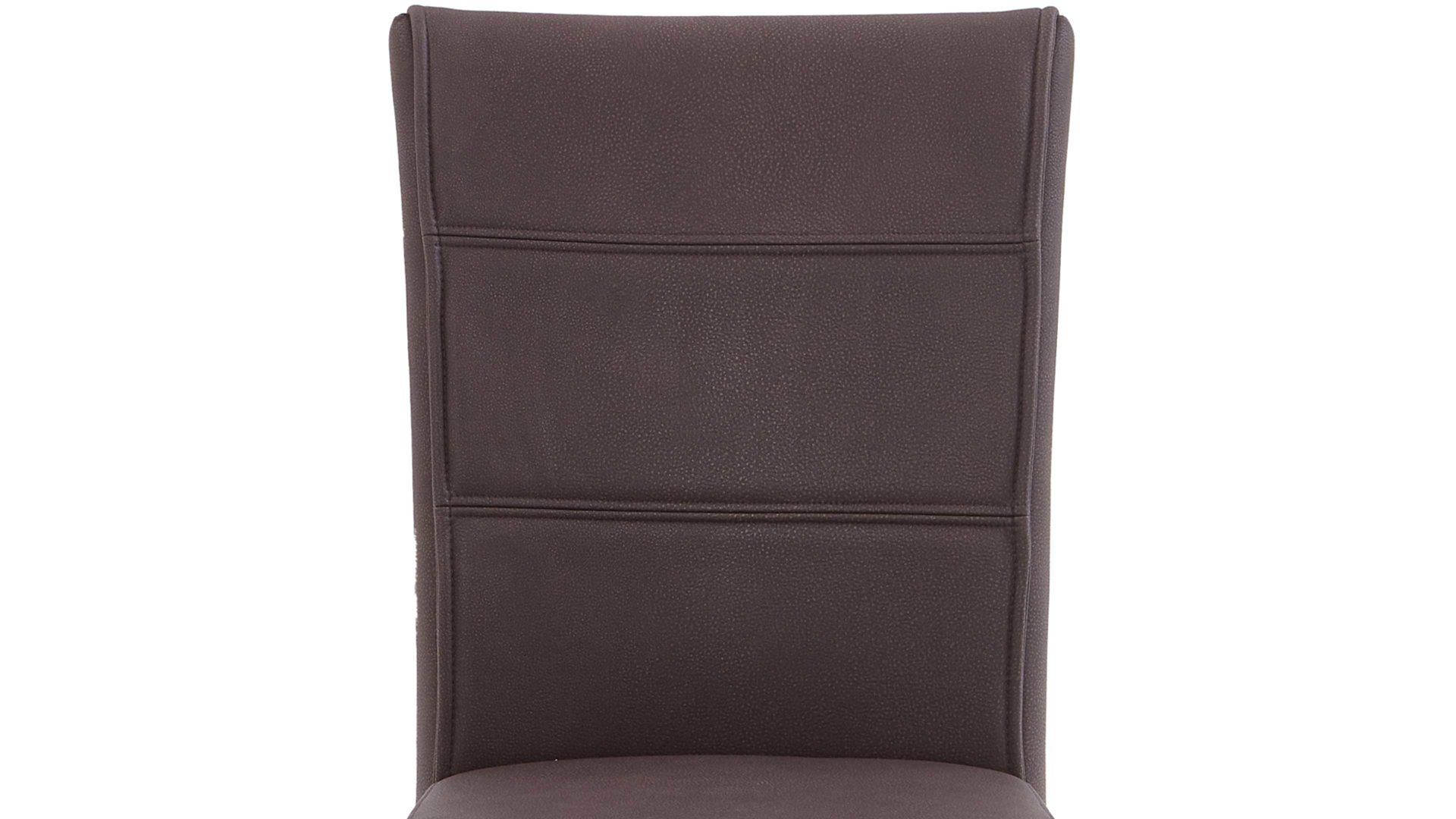 Polsterstuhl Niehoff sitzmoebel aus Mikrofaser in Braun NIEHOFF SITZMÖBEL Bornholm Polsterstuhl brauner Bezug & Eichegestell