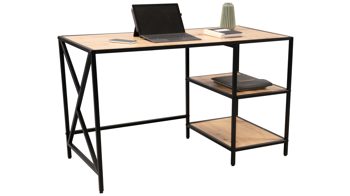 Schreibtisch M2 kollektion aus MDF in Holzfarben Schreibtisch Brisbane Artisaneiche - ca. 120 x 74 cm