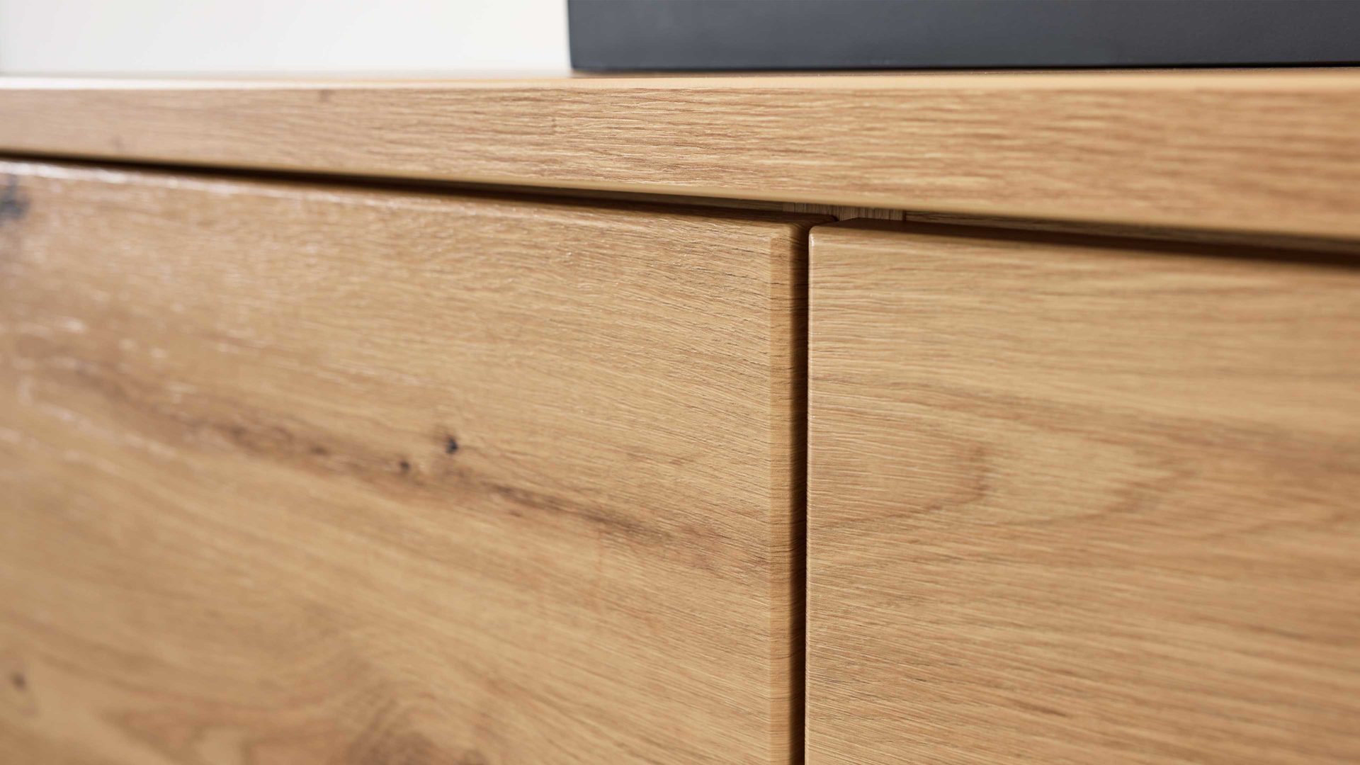 Sideboard Interliving aus Holz in Holzfarben Interliving Wohnzimmer Serie 2110 - Sideboard Naturbuche - zwei Türen, vier Schubladen, Breite ca. 150 cm