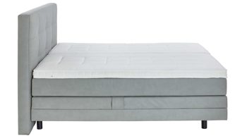 Boxspringbett comfortmaster besser sitzen, liegen, leben aus Stoff in Hellgrün Comfortmaster Boxspringbett Karat Comfort 5.1 jadefarbener Bezug Gavin 21 - Liegefläche ca. 180 x 200 cm