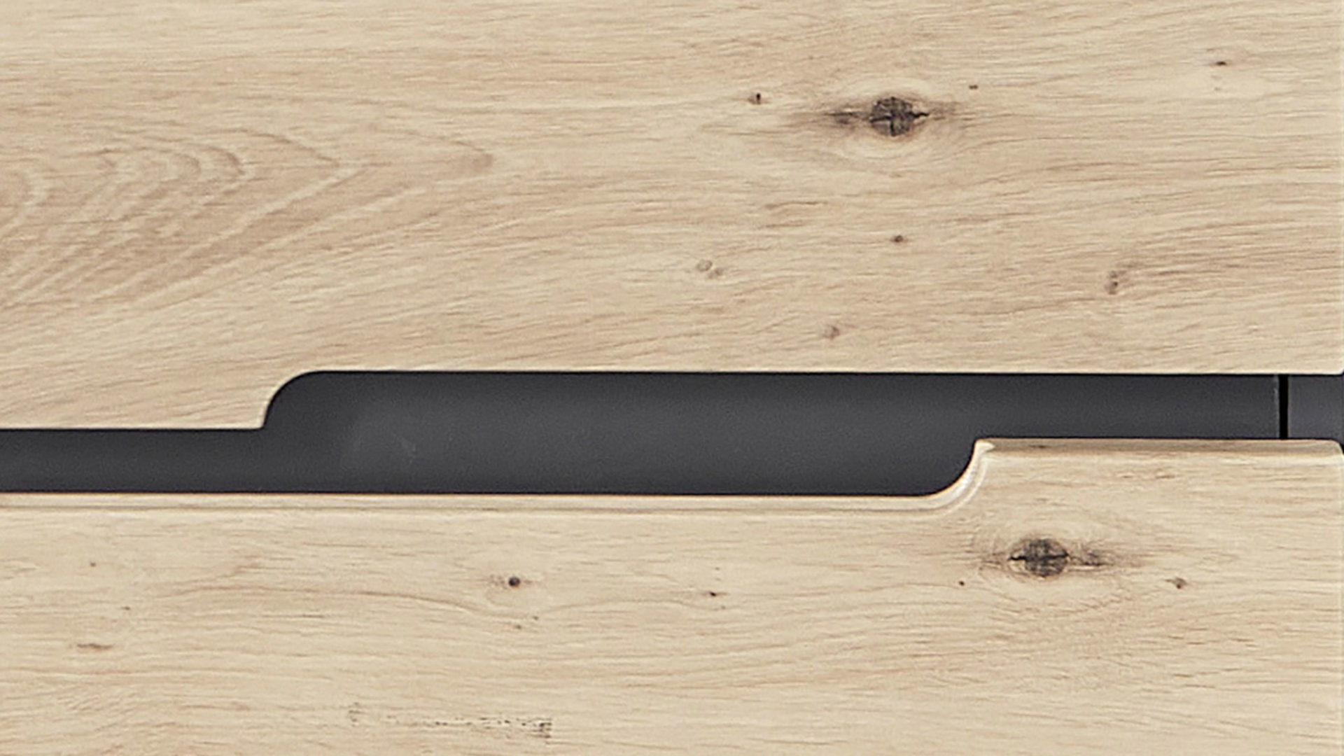 Kommode Innostyle aus Holz in Holzfarben Kommodenserie Memphis Artisan Eiche & Graphit - Breite ca. 135 cm