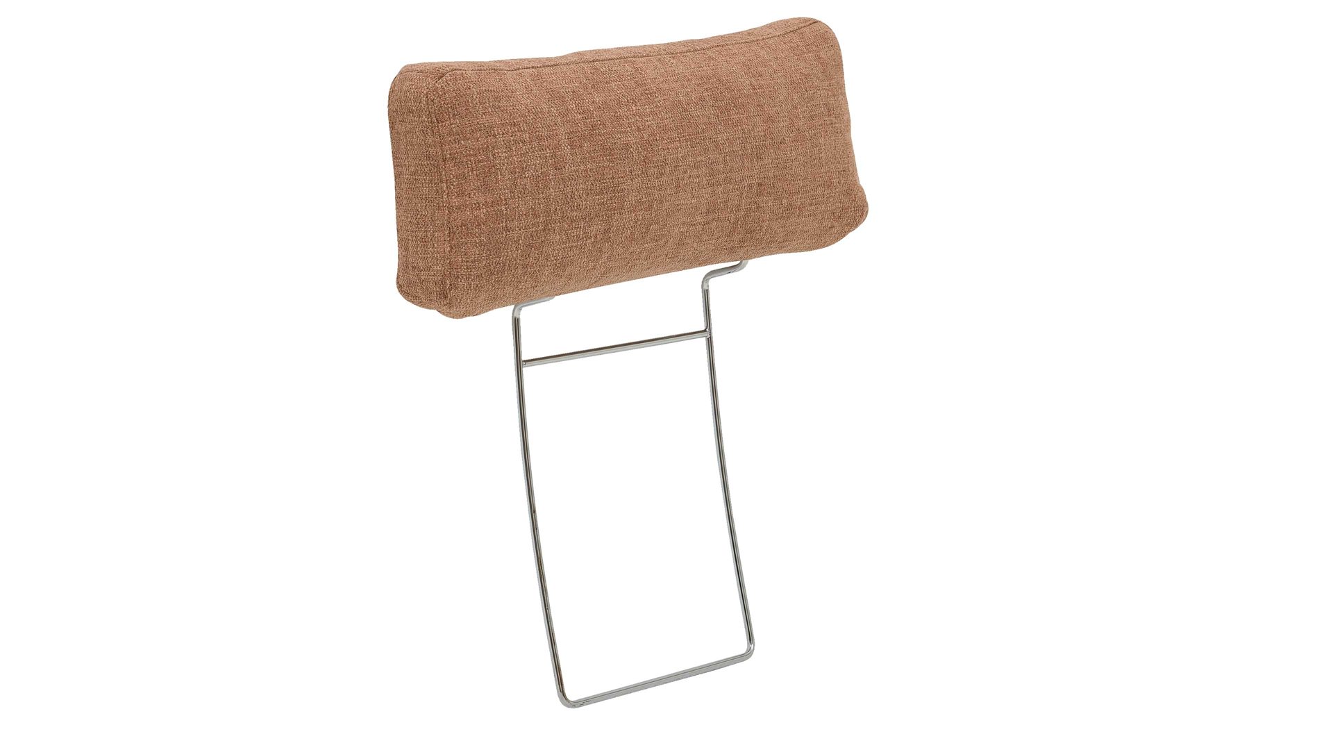 Kopfstütze Interliving aus Stoff in Orange Interliving Sofa Serie 4004 - Kopfstütze puderfarbene Chenille S43-17 - Breite ca. 60 cm