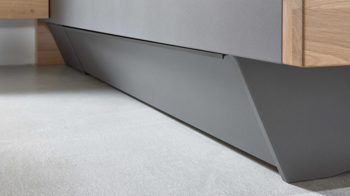 Bettkasten Interliving aus Holz in Dunkelgrau Interliving Schlafzimmer Serie 1029 – Bettschubladen-Set Graphit - zweiteilig