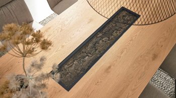 Esstisch Interliving aus Holz in Holzfarben Interliving Wohnzimmer Serie 2025 - Esstisch Wildeiche, Anthrazit & Kork - ca. 200 x 95 cm