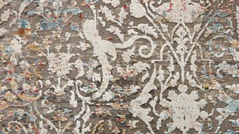 Webteppich Interliving aus Mischgewebe in Blau Interliving Teppich Serie L-8700 Multicolor – ca. 140 x 200 cm