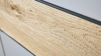 Kleiderschrank Interliving aus Holz in Grau Interliving Kleiderschrank Serie 1207 – Kleiderschrank Taupe & Balkeneiche - sechs Türen, Breite ca. 299 cm