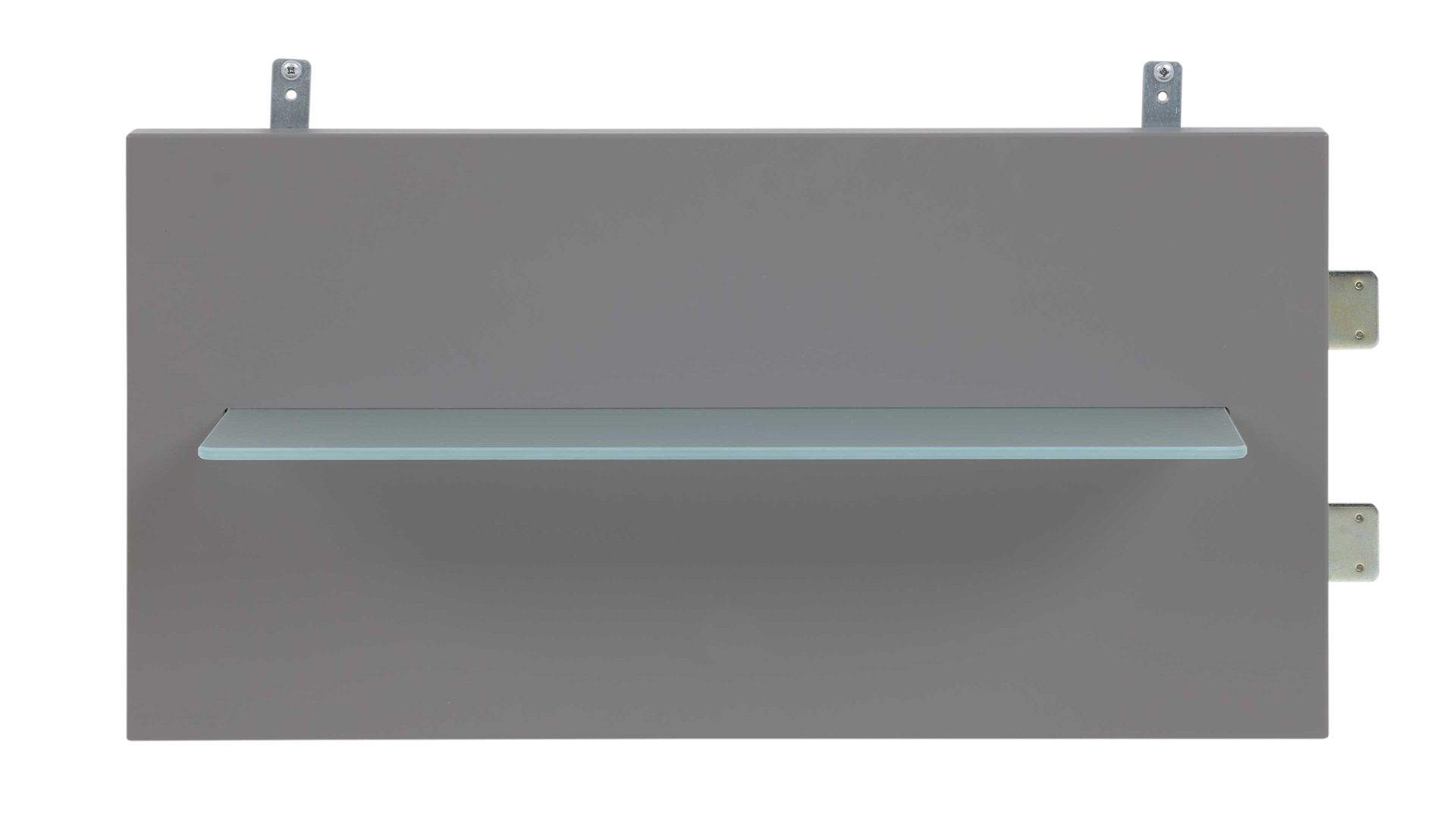 Paneel Interliving aus Holz in Dunkelgrau Interliving Kleiderschrank Serie 1207 – Paneelaufsatz links - Manhattan, Breite ca. 60 cm