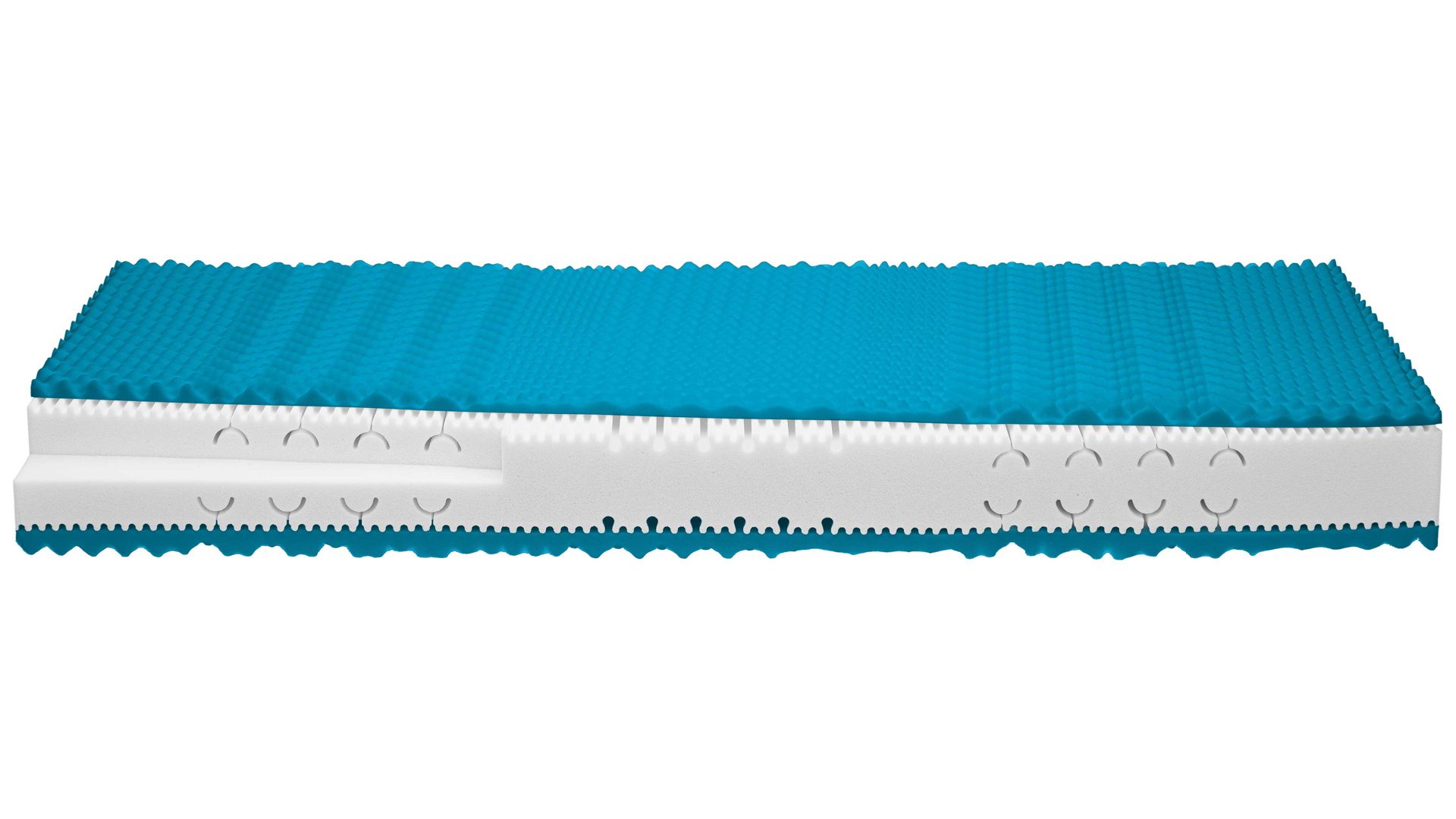 Kaltschaummatratze comfortmaster besser sitzen, liegen, leben aus Kunstfaser in Weiß Comfortmaster Matratze Exklusiv S H3, Kaltschaum – Liegefläche ca. 70 x 190 cm