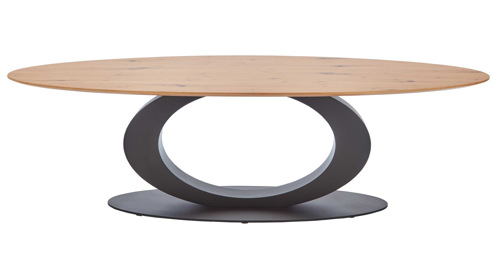 Esstisch Koinor aus Holz in Holzfarben KOINOR Esstisch T1034 Wildeiche & Schwarz - ca. 120 x 275 cm