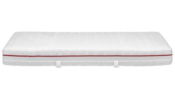 Federkernmatratze comfortmaster besser sitzen, liegen, leben aus Stoff in Weiß Comfortmaster Matratze Comfort T H3, Taschenfederkern – Liegefläche ca. 90 x 210 cm