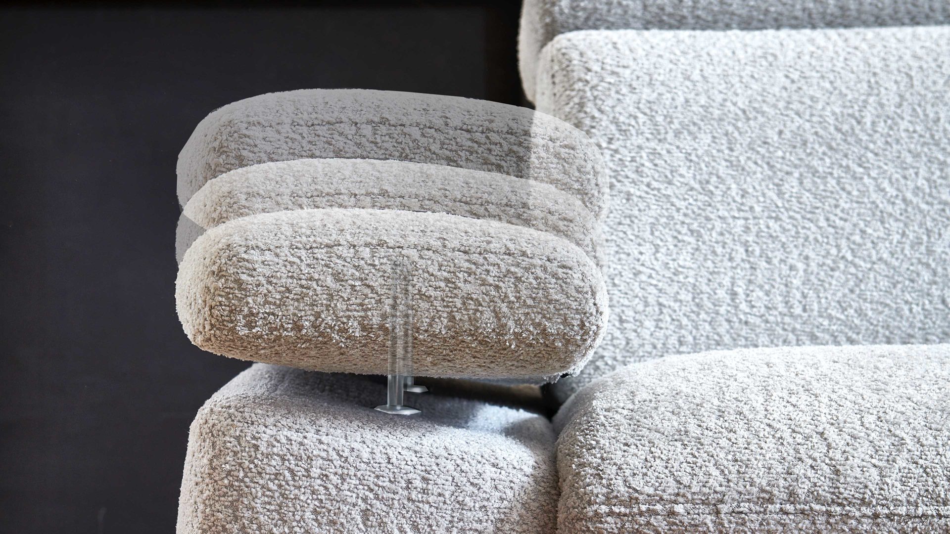 Funktion modulmaster aus Holz in Transparent Modulmaster MM-ZE1161 - Armlehnverstellung HAV höhenverstellbar