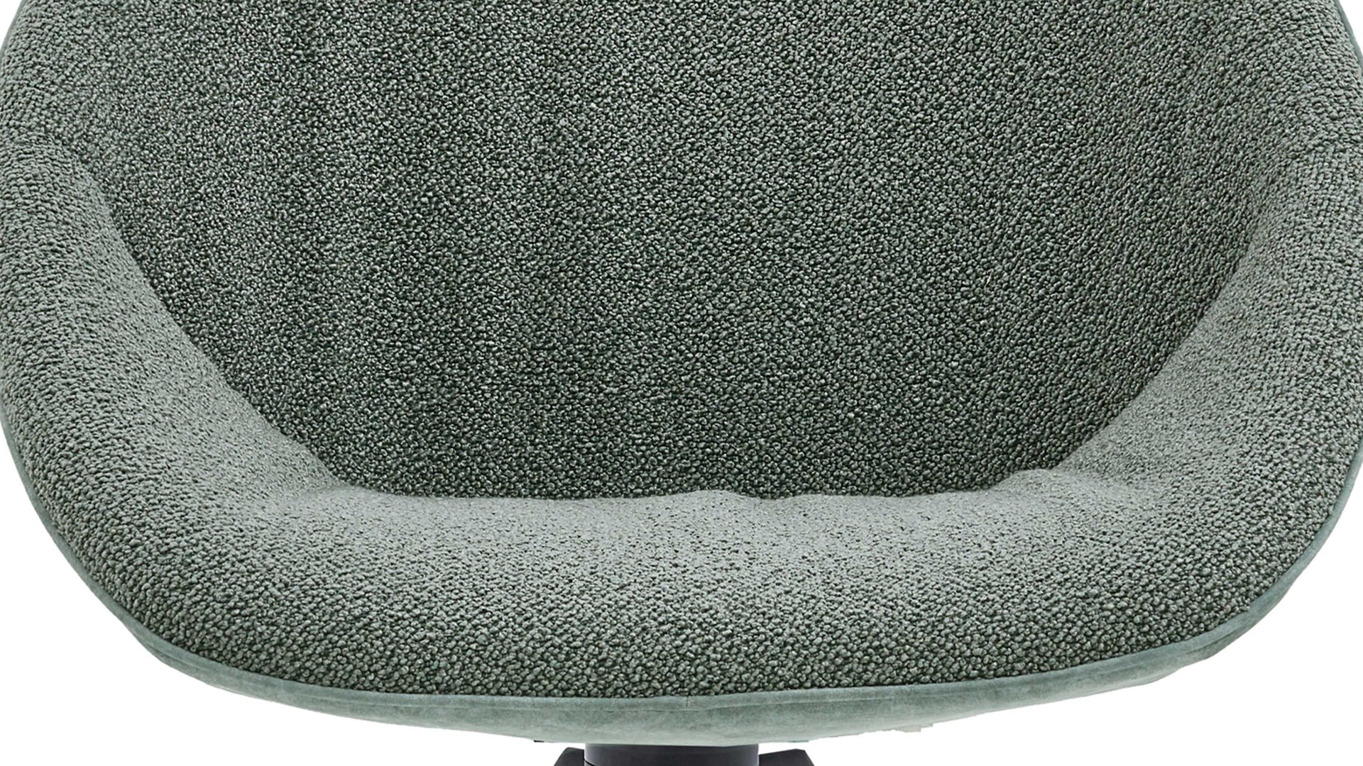 Polsterstuhl Venjakob aus Stoff in Grün VENJAKOB Polsterstuhl Liv mit Drehfunktion grüne Bezugskombination & anthrazitfarbens Metallgestell