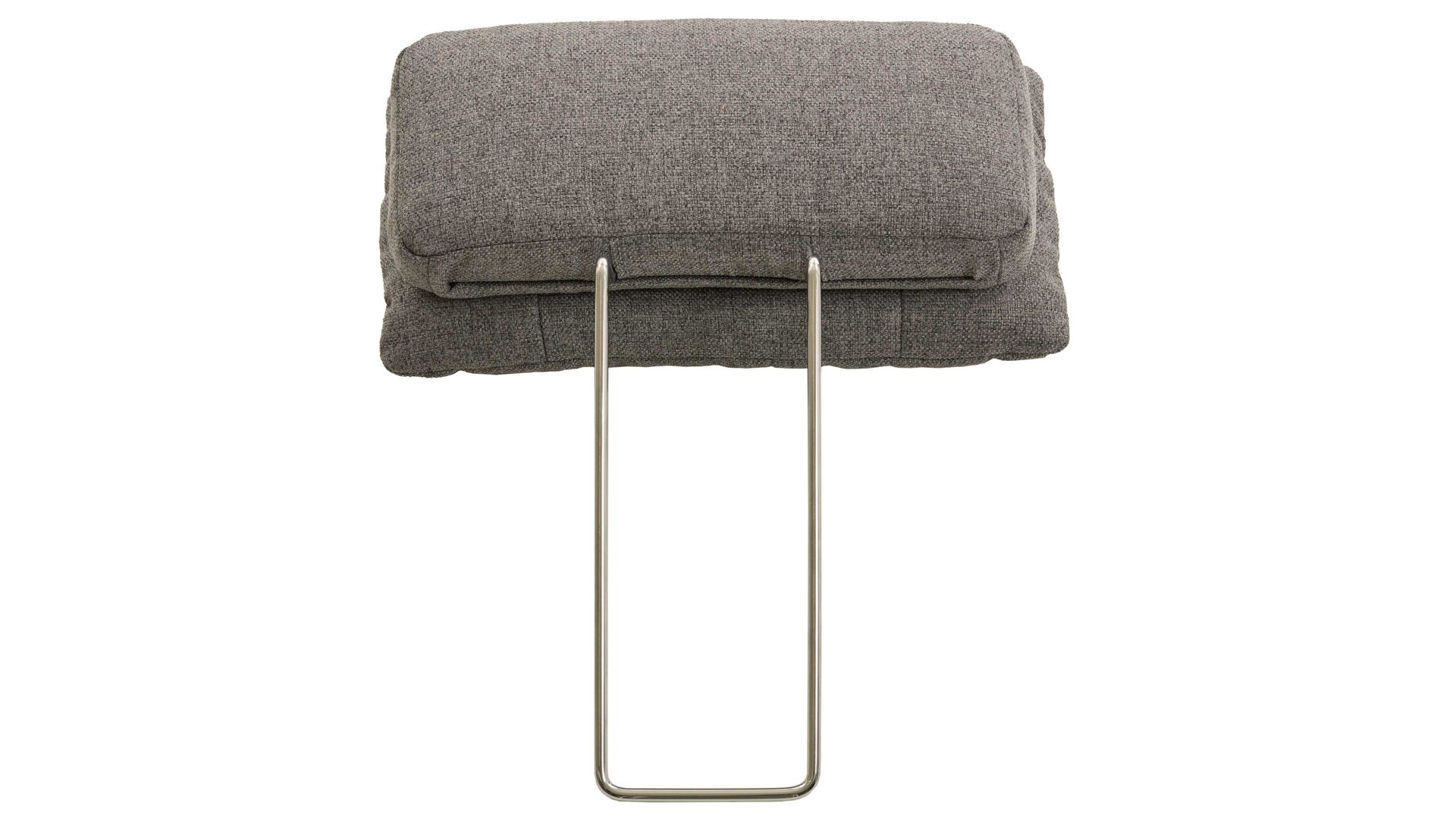 Kopfstütze COMFORT SMART aus Stoff in Grau COMFORT SMART Cadira - Multifunktions-Kopfstütze graues Flachgewebe Mono - ca. 52 x 20 cm