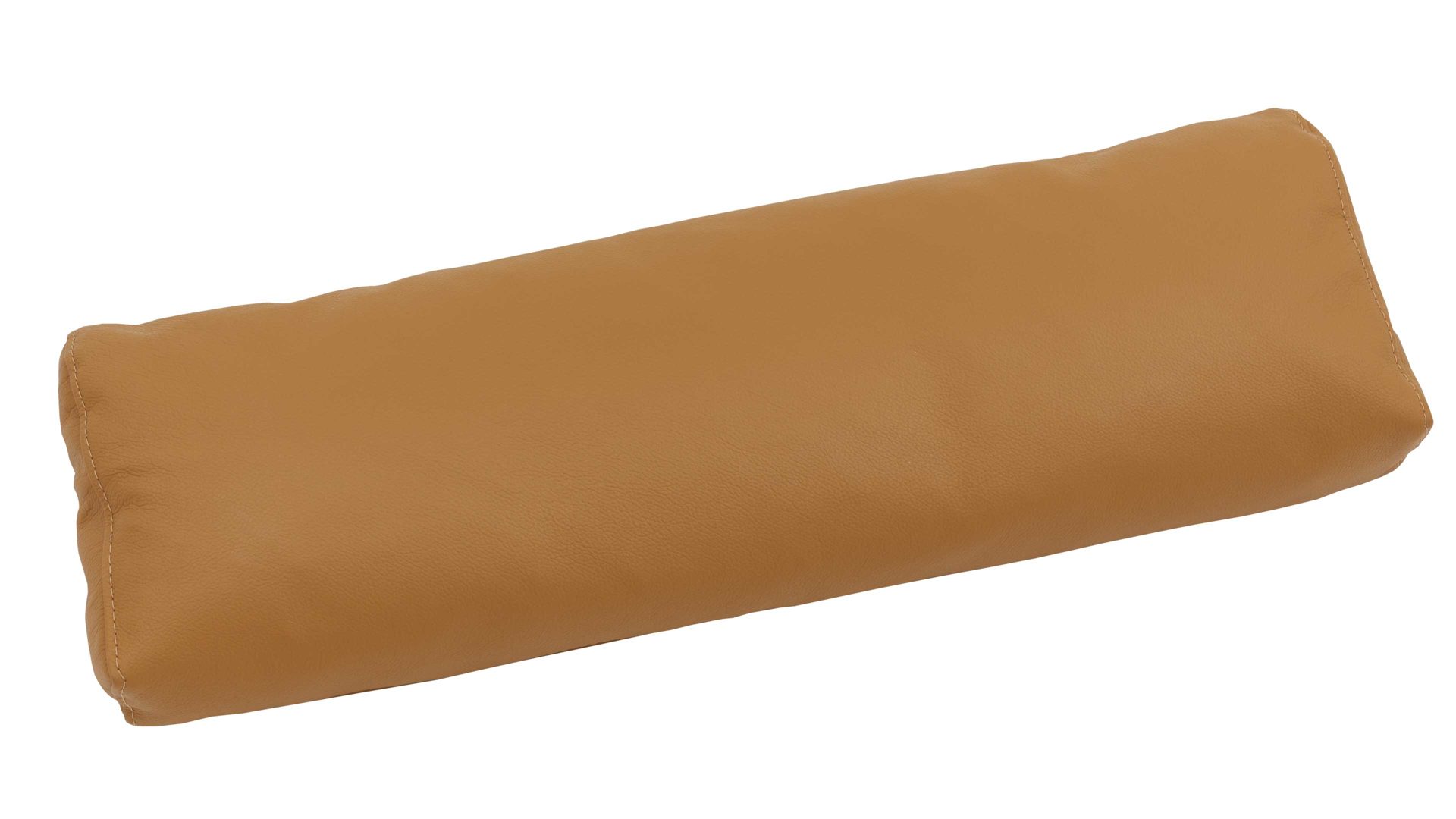 Einzelkissen modulmaster aus Leder in Orange Modulmaster MM-PN1167 - Nierenkissen kurkumafarbenes Leder Torro - ca. 70 x 25 cm