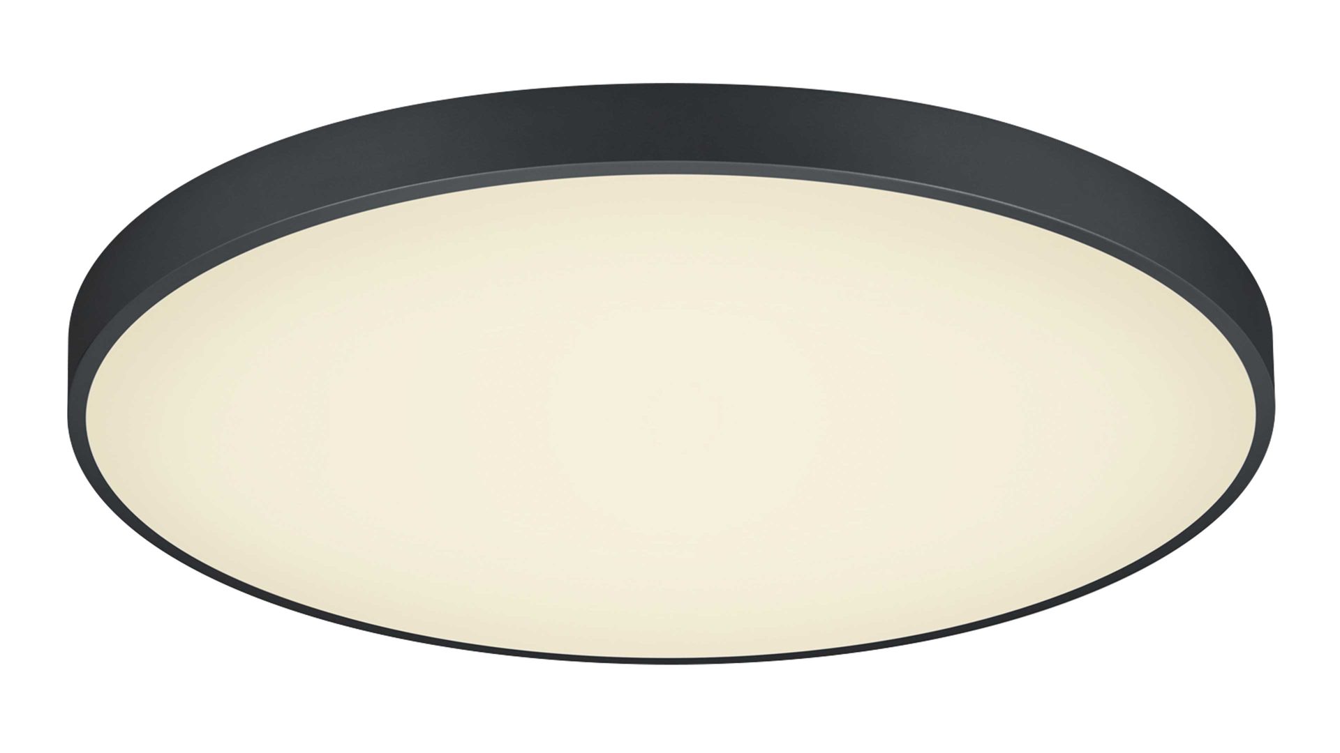 Deckenleuchte Trio lighting for you aus Metall in Schwarz TRIO Leuchten Serie Waco mattschwarzes Metall - Durchmesser ca. 75 cm