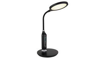 Schreibtischleuchte Globo lighting aus Kunststoff in Schwarz GLOBO Lampen Serie Fruggy - Schreibtischleuchte schwarzes Silikon - Höhe ca. 41 cm