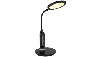 Schreibtischleuchte Globo lighting aus Kunststoff in Schwarz GLOBO Lampen Serie Fruggy - Schreibtischleuchte schwarzes Silikon - Höhe ca. 41 cm