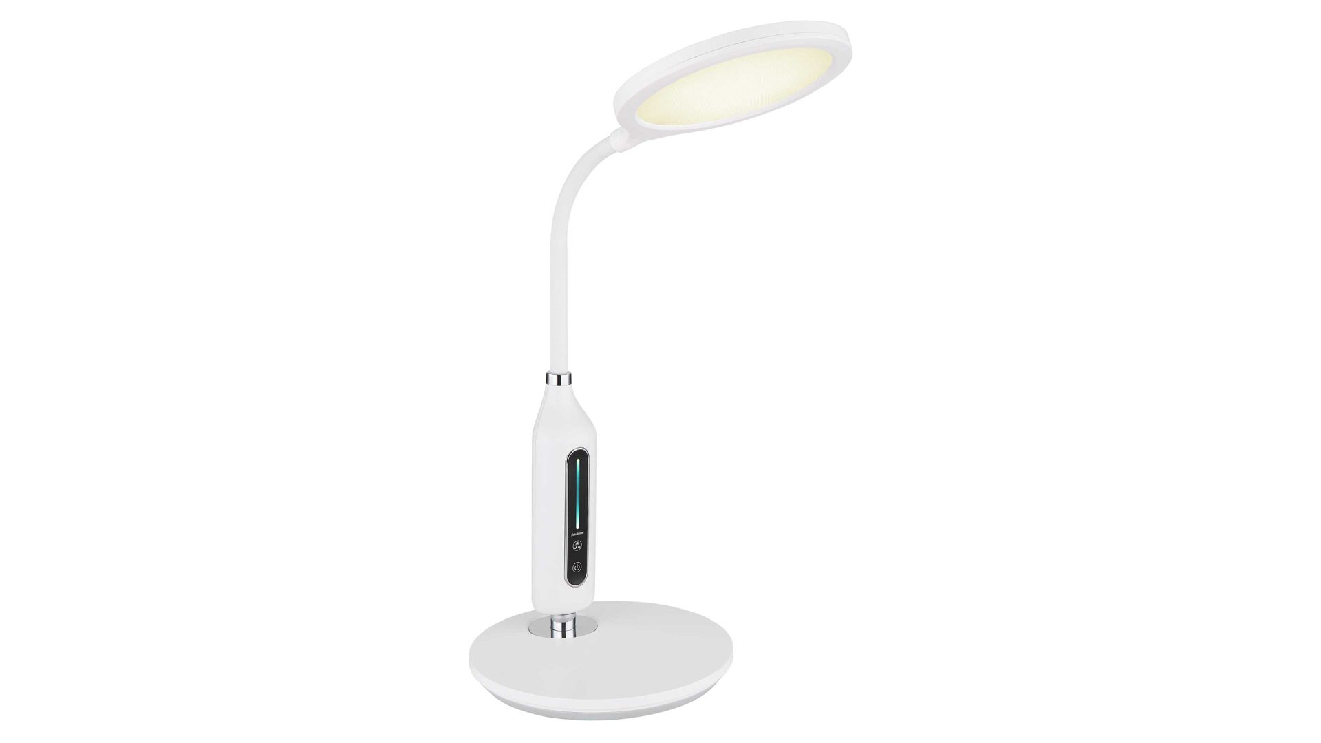 Schreibtischleuchte Globo lighting aus Kunststoff in Weiß GLOBO Lampen Serie Fruggy - Schreibtischleuchte weißes Silikon - Höhe ca. 41 cm