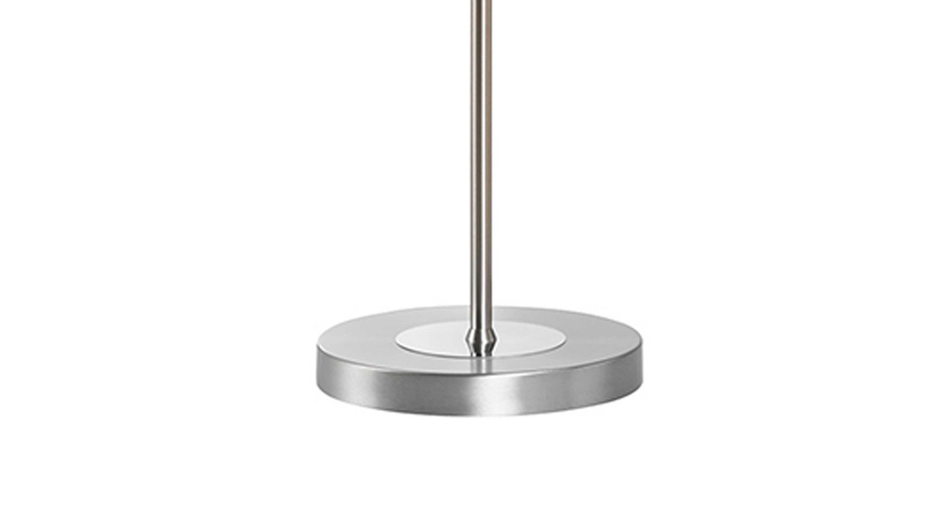 Stehleuchte Fh fischer & honsel aus Metall in Nickel FH Leuchten Serie Tralli - Stehlampe Nickel matt - Höhe ca. 135 cm