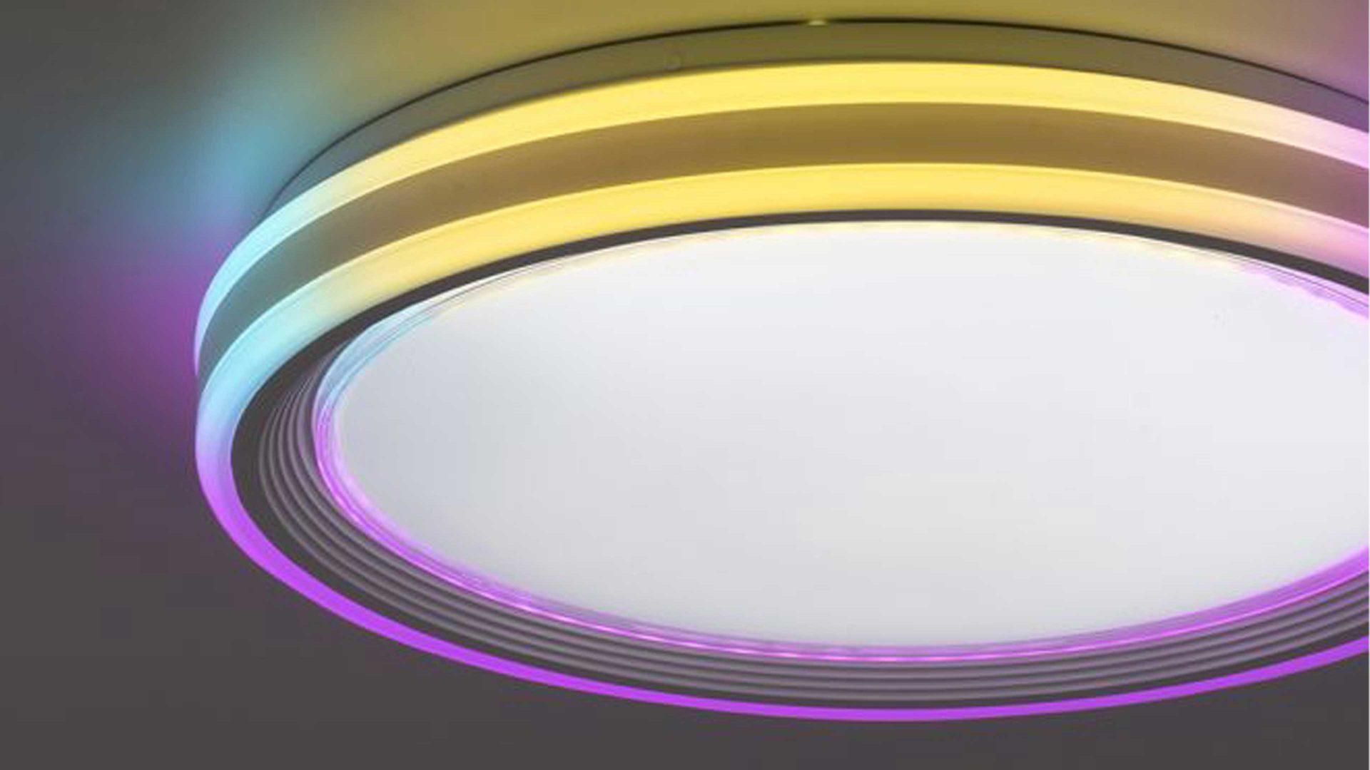 Deckenleuchte Just light. (leuchtendirekt) aus Kunststoff in Weiß JUST LIGHT. Deckenlampe Spheric weißer Kunststoff - Durchmesser ca. 48 cm