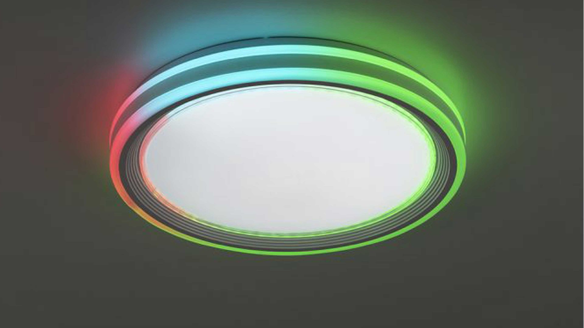 Deckenleuchte Just light. (leuchtendirekt) aus Kunststoff in Weiß JUST LIGHT. Deckenlampe Spheric weißer Kunststoff - Durchmesser ca. 48 cm