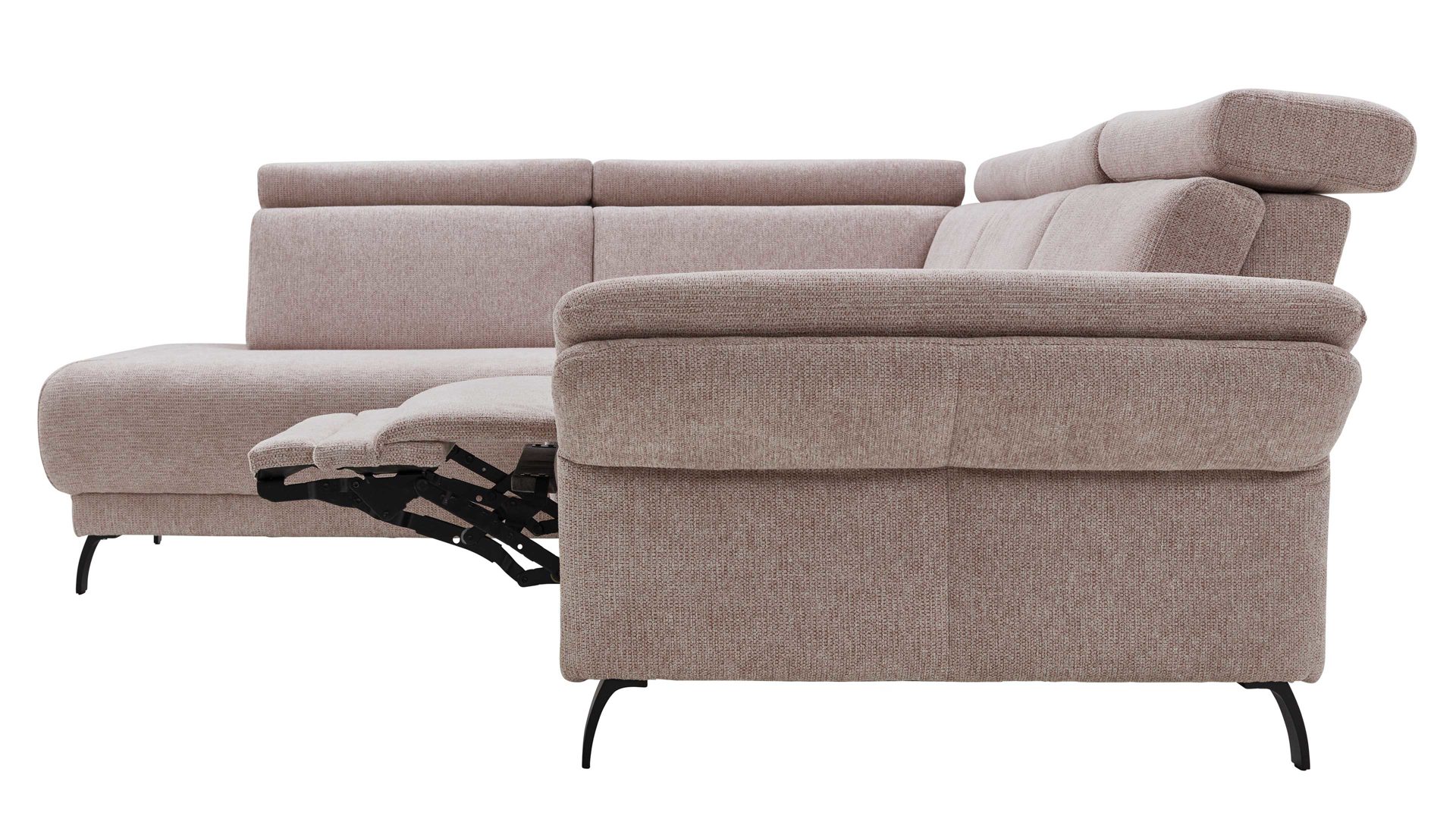 Funktion Dietsch. aus Metall in Transparent Polsterprogramm Rhodos -  motorischer Fußauszug einseitig Funktions-Mehrpreis