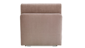 Schlafsessel Restyl aus Stoff in Rosa Schlafsessel Emma rosafarbener Stoffbezug 6565 & Rollen - Breite ca. 90 cm