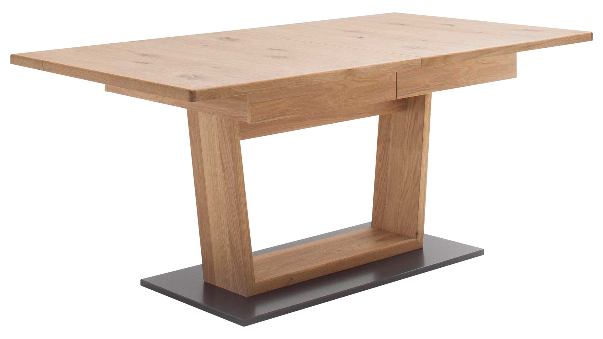 Auszugtisch Mca furniture aus Holz in Holzfarben Wohnprogramm Portland - Esstisch mit Funktion Bianco geölte Asteiche – ca. 180-280 x 100 cm