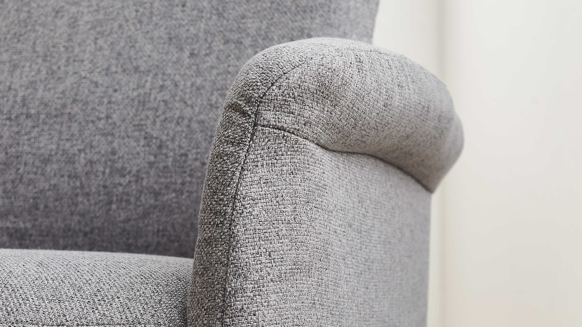 Relaxsessel COMFORT SMART aus Stoff in Grau COMFORT SMART Viro - Relaxsessel graues Flachgewebe Mono & glänzender Alufuß