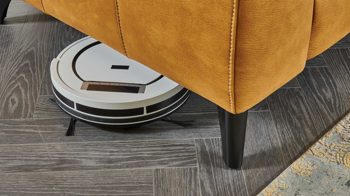 Ecksofa Steinpol polsteria aus Stoff in Hellbraun Polsterprogramm Relaxa 6.0 Plus PSG XC - Ecksofa ockerfarbene Mikrofaser Ares - Stellfläche ca. 323 x 170 cm