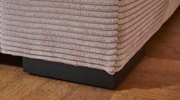 Polsterhocker A. z. iwaniccy aus Stoff in Rosa Polsterprogramm Spirit - XXL-Polsterhocker rosa Breitcord Lincoln 61 - ca. 110 x 80 cm