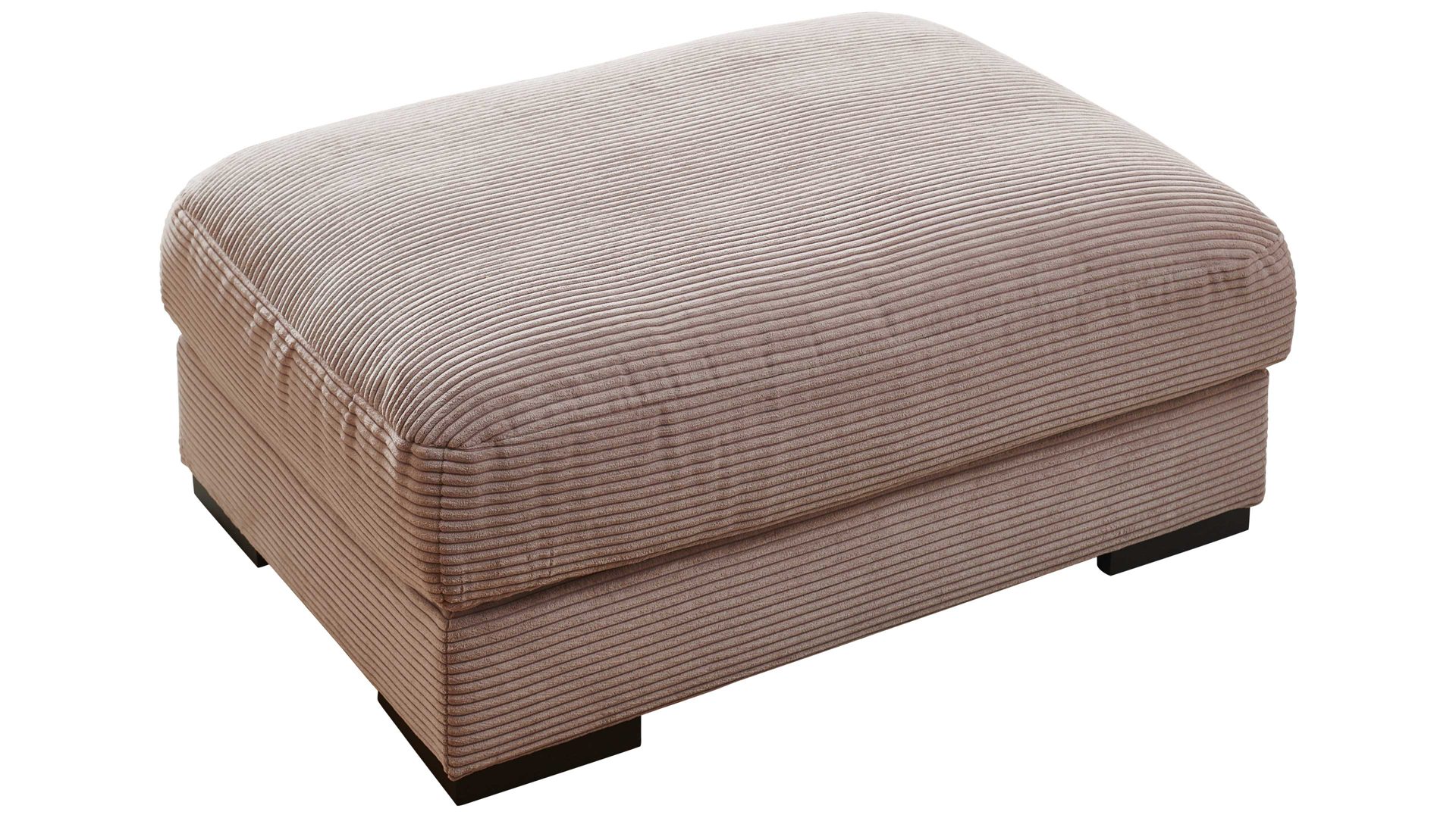 Polsterhocker A. z. iwaniccy aus Stoff in Rosa Polsterprogramm Spirit - XXL-Polsterhocker rosa Breitcord Lincoln 61 - ca. 110 x 80 cm