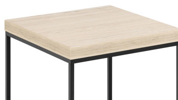 Couchtisch Actona group aus Holz in Beige Couchtisch Barossa Beige – ca. 40 x 40 cm