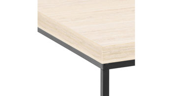 Couchtisch Actona group aus Holz in Beige Couchtisch Barossa Beige – ca. 40 x 40 cm