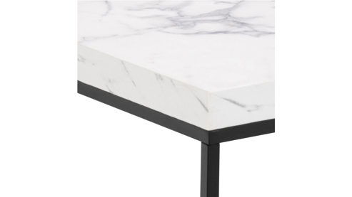 Couchtisch Actona group aus Holz in Weiß Couchtisch Barossa Weiß – ca. 60 x 60 cm