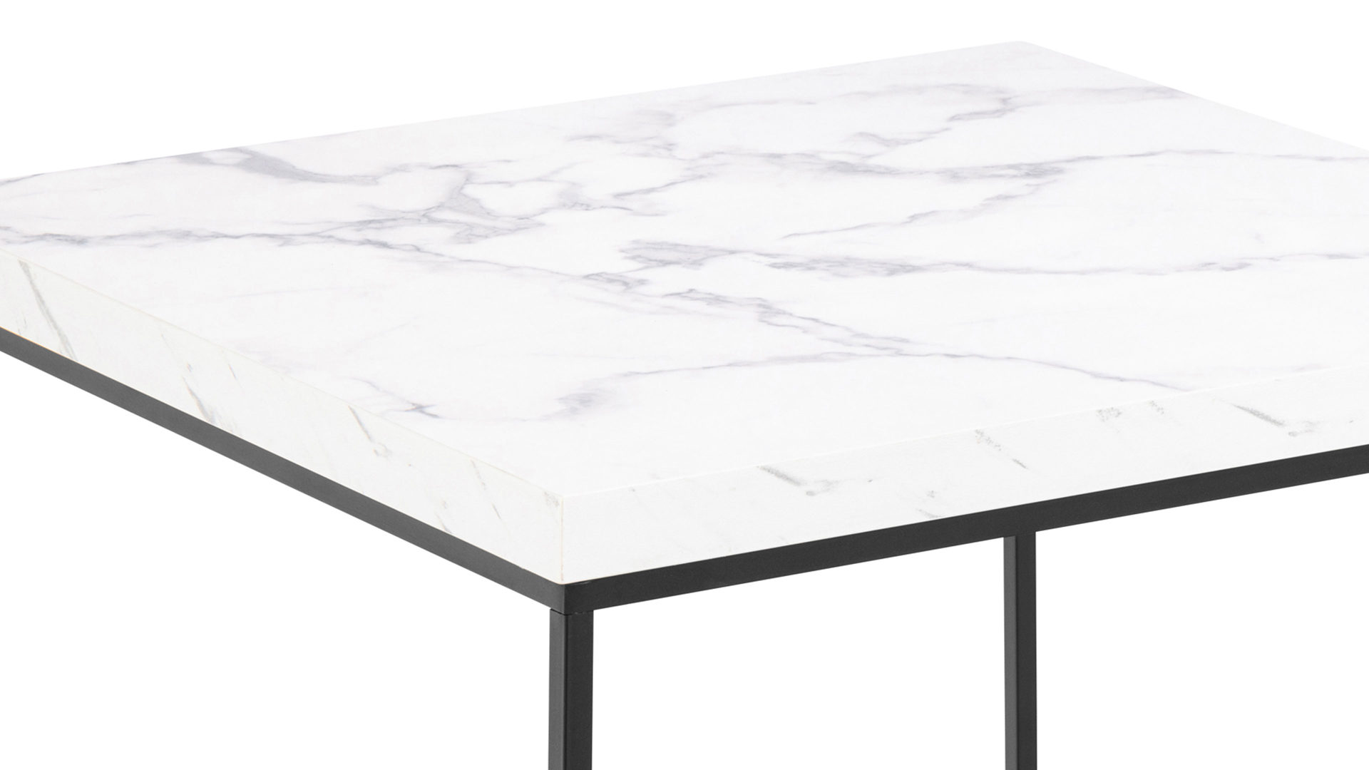 Couchtisch Actona group aus Holz in Weiß Couchtisch Barossa Weiß – ca. 60 x 60 cm