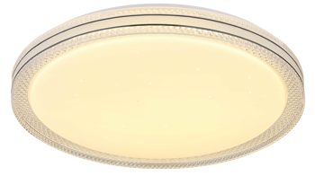 Deckenleuchte Globo lighting aus Metall in Weiß GLOBO Deckenleuchte Veleno weißes Metall – Durchmesser ca. 49 cm