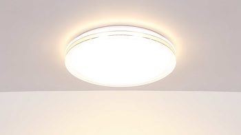 Deckenleuchte Globo lighting aus Metall in Weiß GLOBO Deckenleuchte Veleno weißes Metall – Durchmesser ca. 49 cm