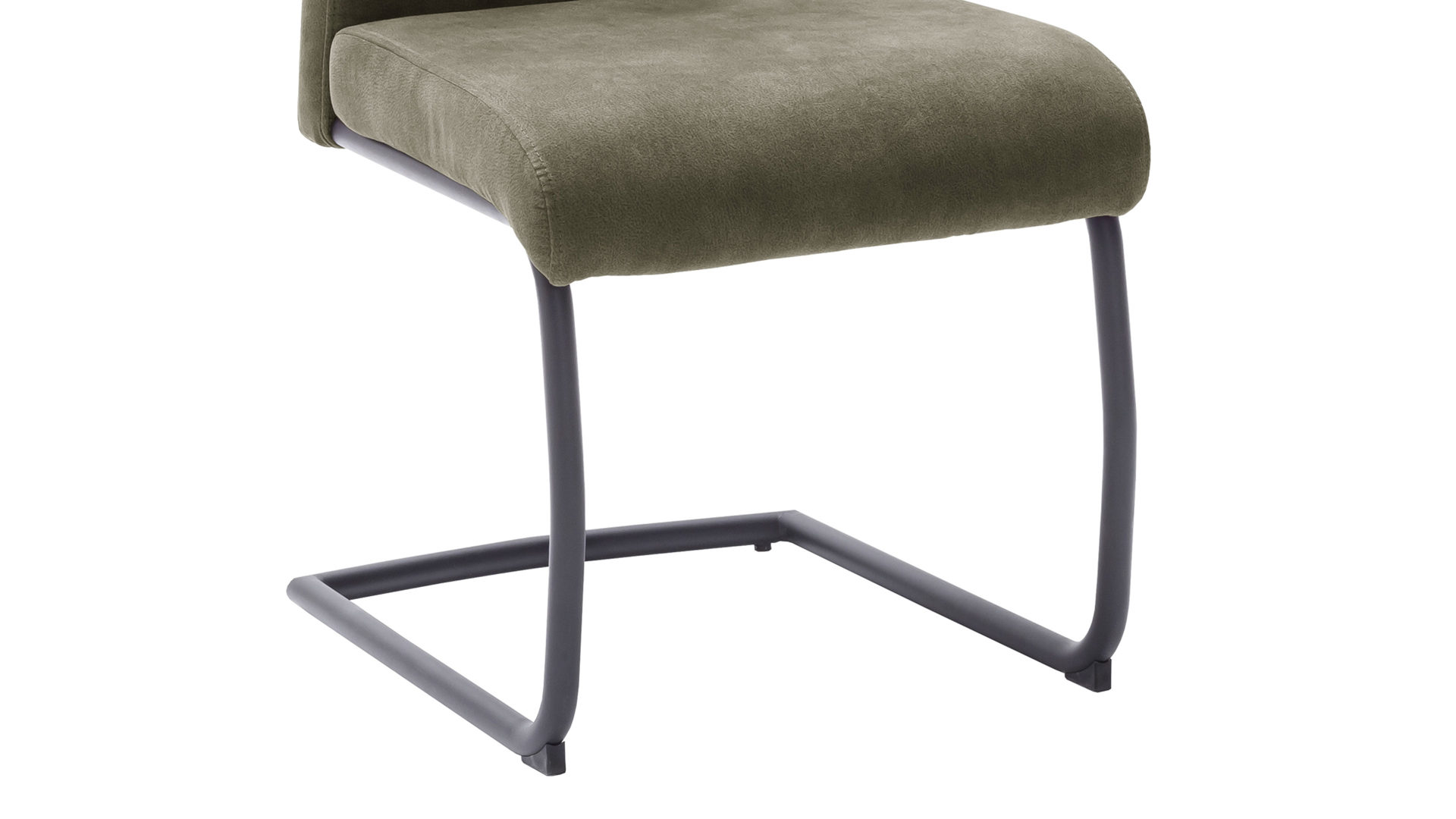 Schwingstuhl Mca furniture aus Stoff in Grün Schwingstuhl Olive & Schwarz