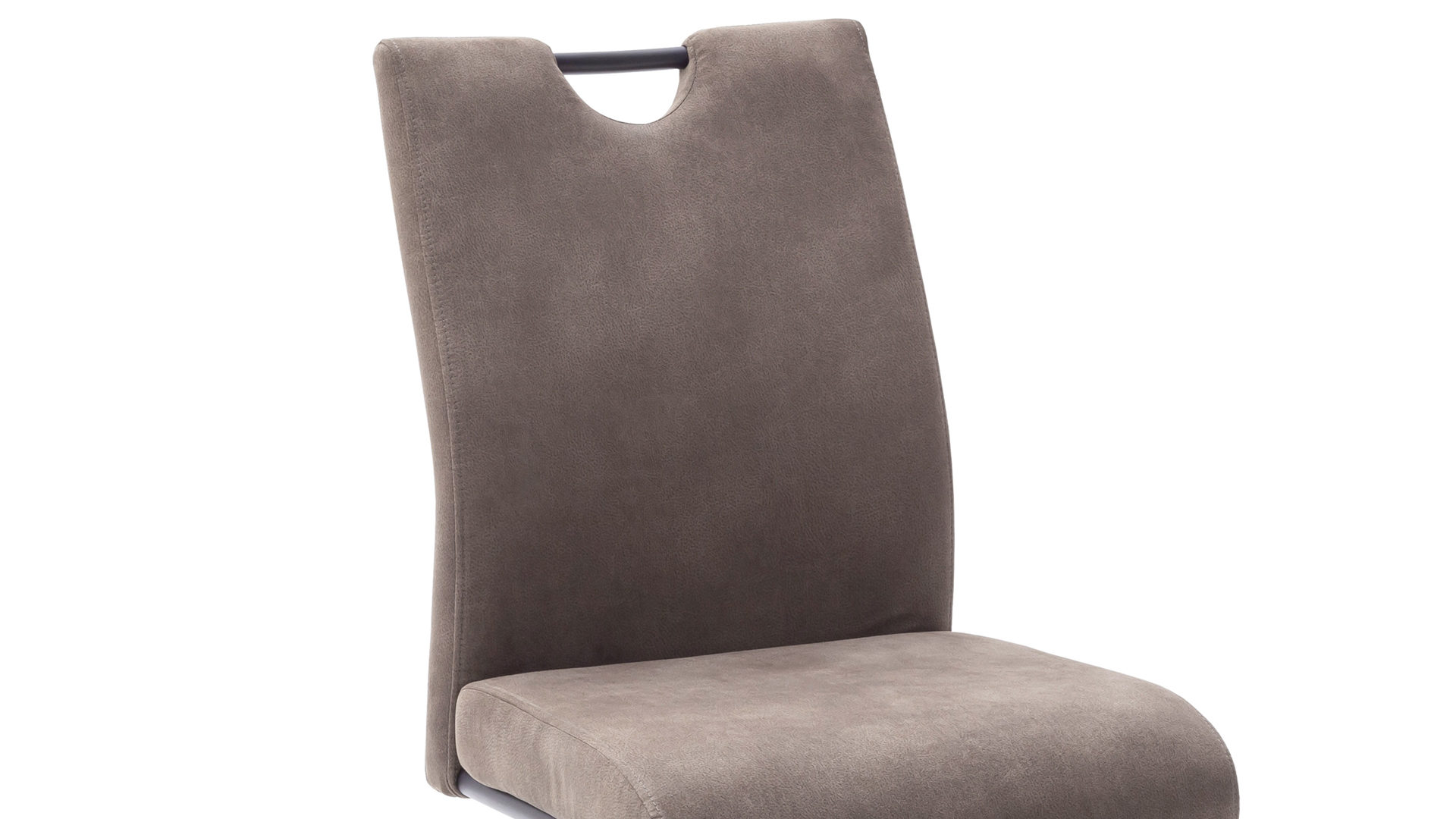 Schwingstuhl Mca furniture aus Stoff in Beige Schwingstuhl Sand & Schwarz