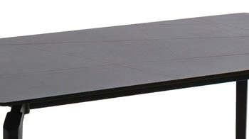 Esstisch Mca furniture aus Keramik in Schwarz Esstisch Schwarz & Schwarz – ca. 140 x 80 cm