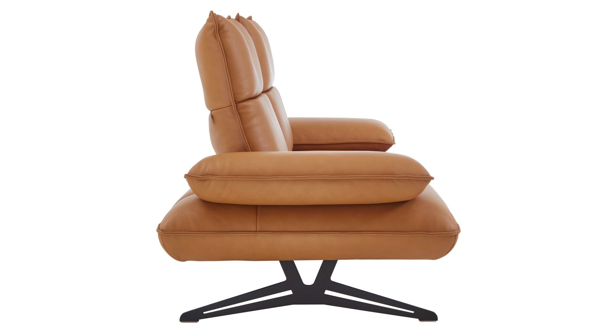 2,5-Sitzer Koinor aus Leder in Hellbraun KOINOR Polstermöbel Serie Caio - 2,5-Sitzer ockerfarbenes Leder Bonita - Länge ca. 234 cm